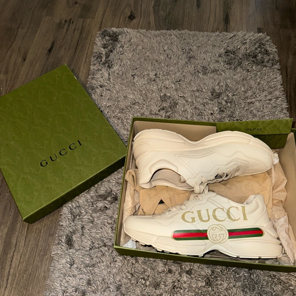 Gucci Rhyton Gucci Print Sneakers